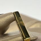 Loewe Anagram Handbag Leather Gold — view 6