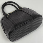 Gucci Micro Guccissima 2-Way Shoulder Bag Signature Leather Black — view 2