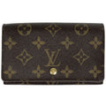 Louis Vuitton Porte Monet Billets Tresor Bifold Wallet Monogram Brown