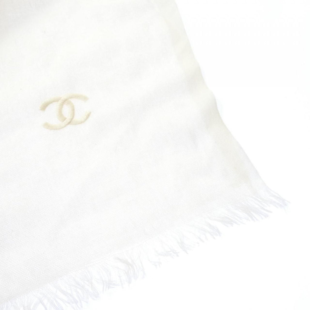 Chanel Stole Scarf White — view 2