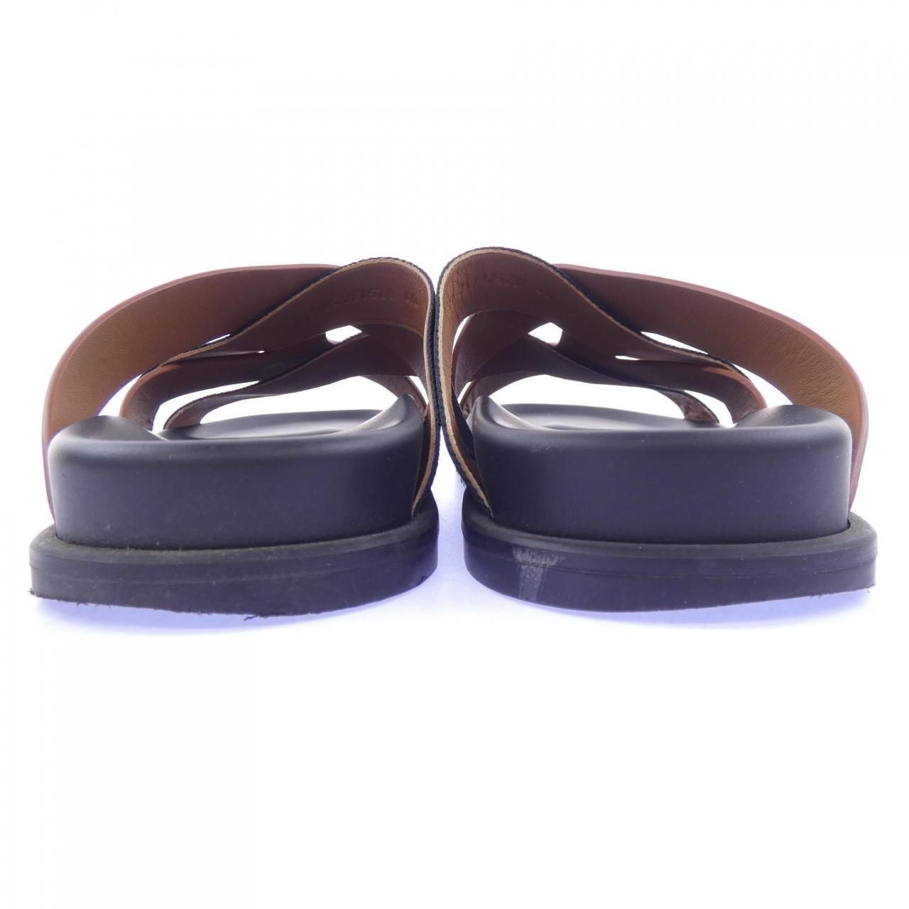 Hermes Casimir Sandals Black — view 5