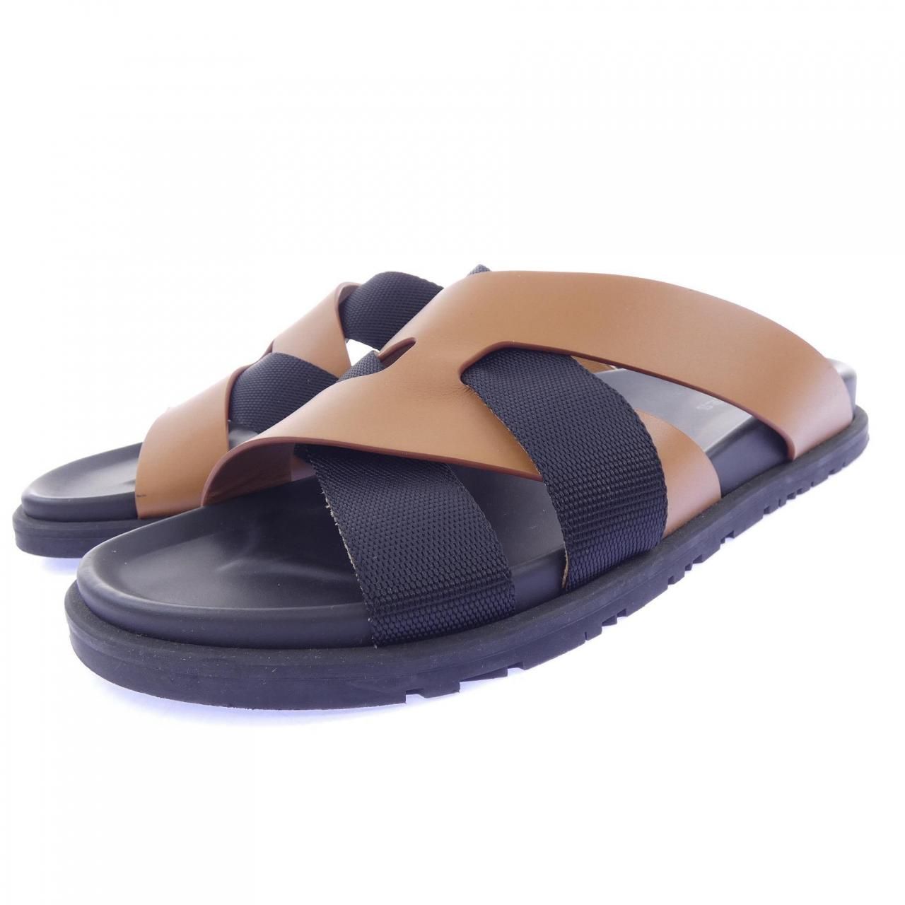 Hermes Casimir Sandals Black — view 3