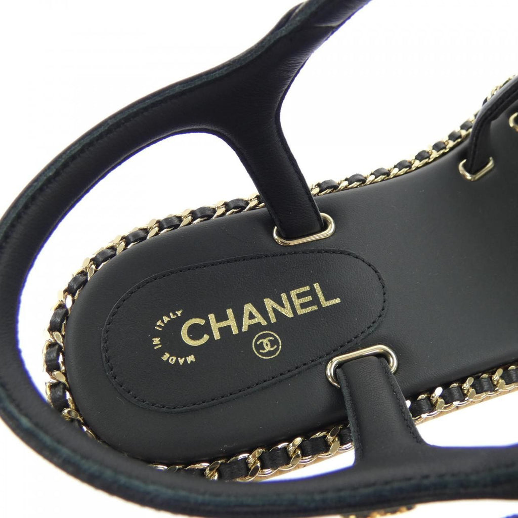 Chanel Sandals Black — view 6