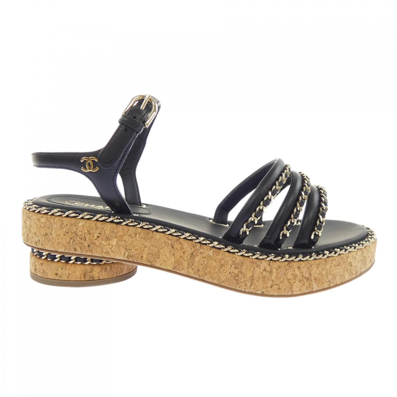 Chanel Sandals Black