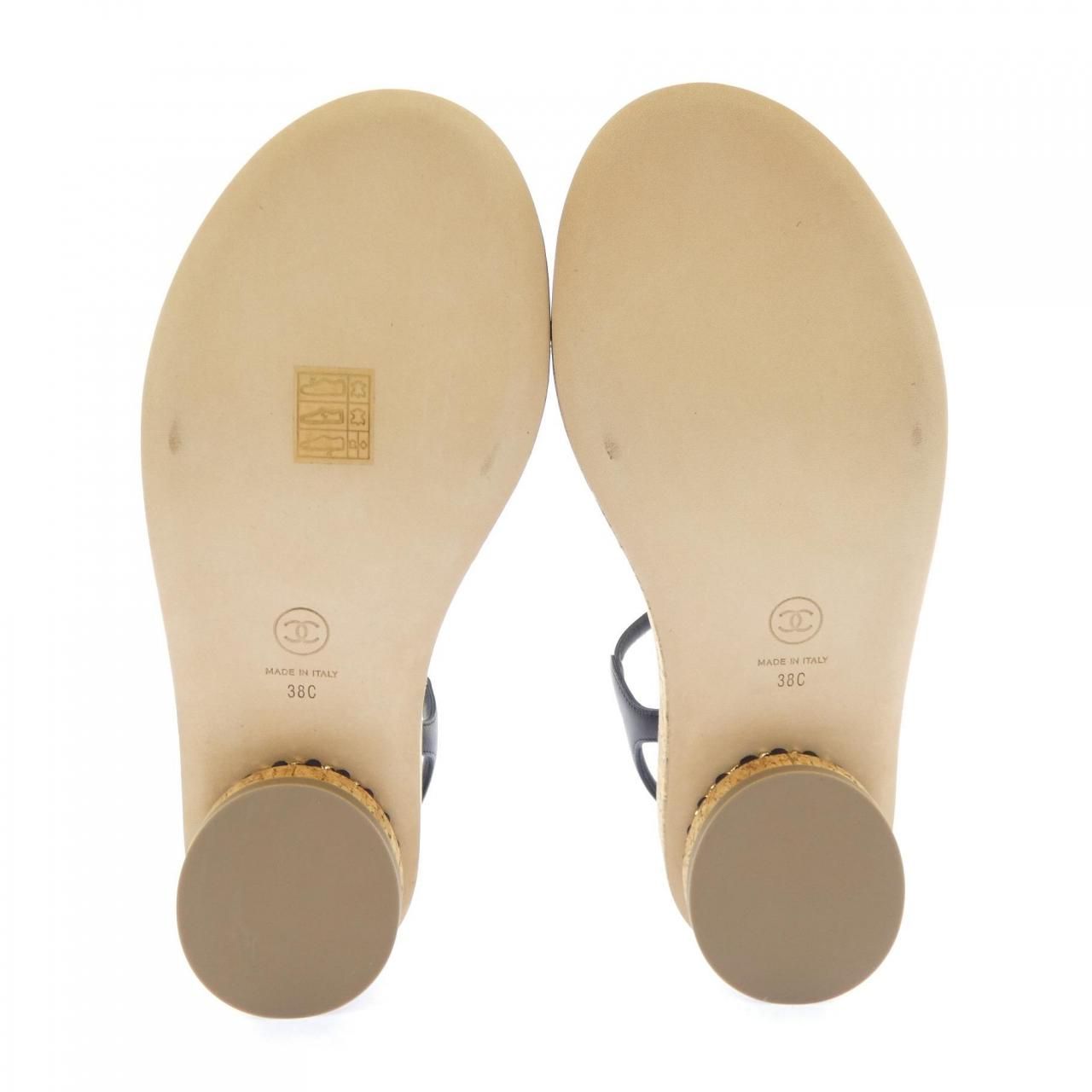 Chanel Sandals Black — view 4