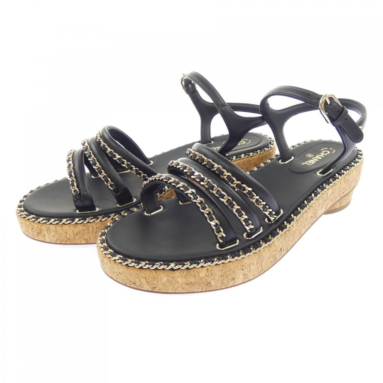 Chanel Sandals Black — view 3