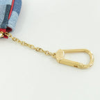 Louis Vuitton Denim Monogram Micro Pochette Accessoire Coin & Key Case — view 5