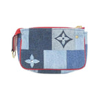 Louis Vuitton Denim Monogram Micro Pochette Accessoire Coin & Key Case — view 2