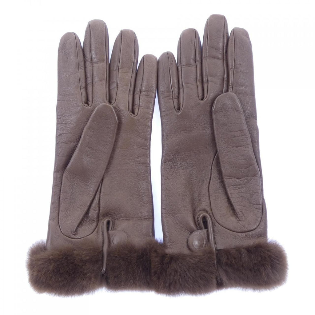 Hermes Glove Brown — view 2