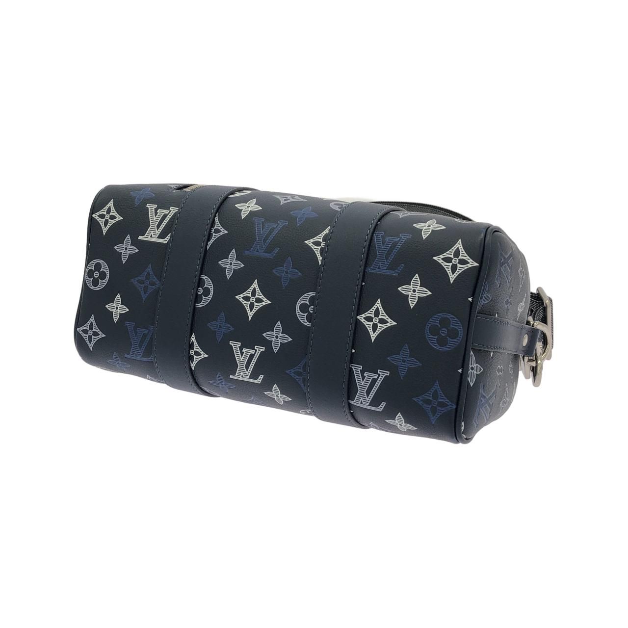 Louis Vuitton Monogram Shadow City Keepall Boston — view 2