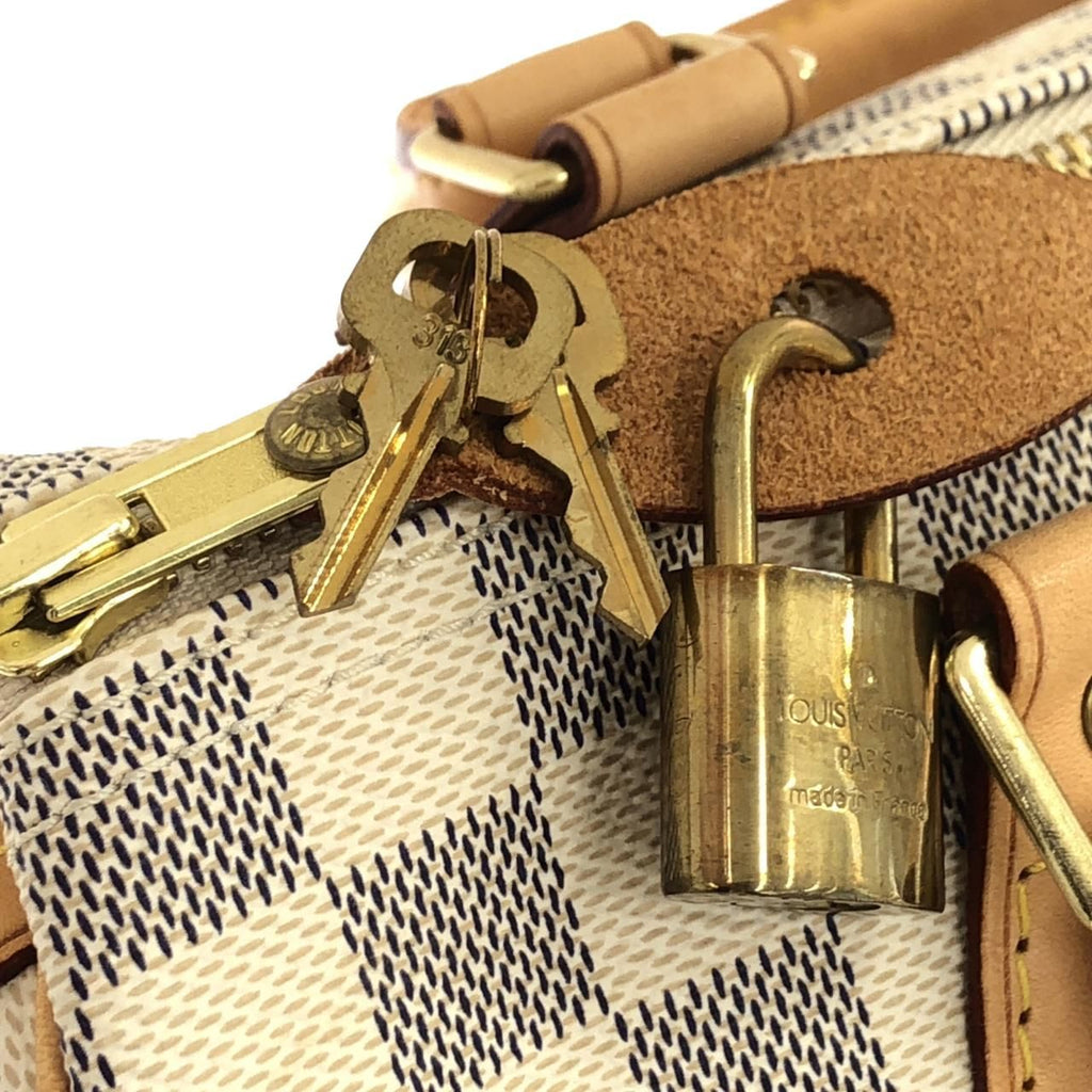 Louis Vuitton Damier Azur Speedy 25 cm Boston — view 4