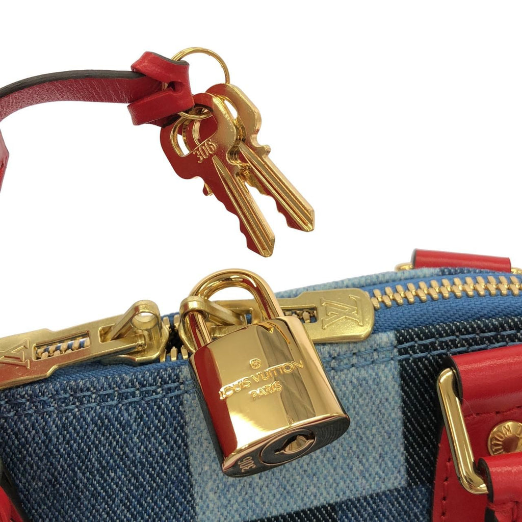Louis Vuitton Denim Monogram Alma BB — view 4