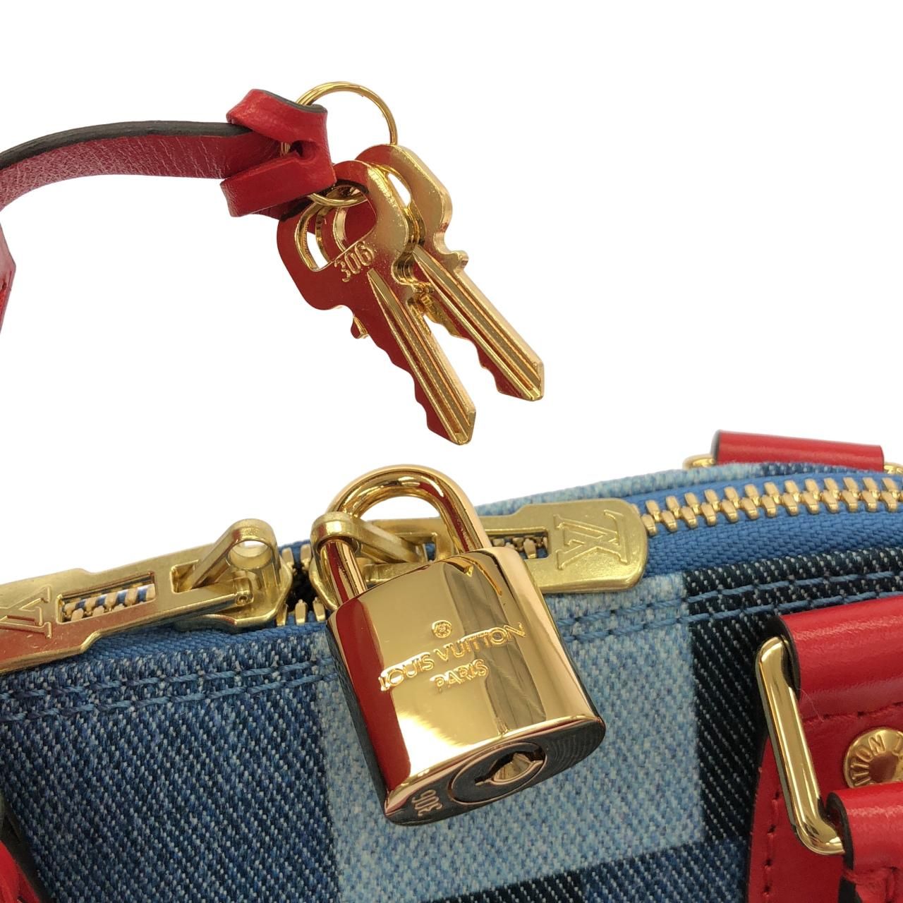 Louis Vuitton Denim Monogram Alma BB — view 4