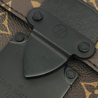 Louis Vuitton Monogram Macassar S Lock Vertical Wearable Wallet Shoulder — view 4