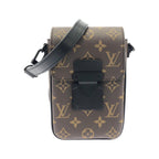Louis Vuitton Monogram Macassar S Lock Vertical Wearable Wallet Shoulder