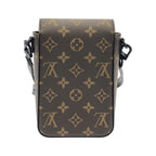 Louis Vuitton Monogram Macassar S Lock Vertical Wearable Wallet Shoulder — view 2