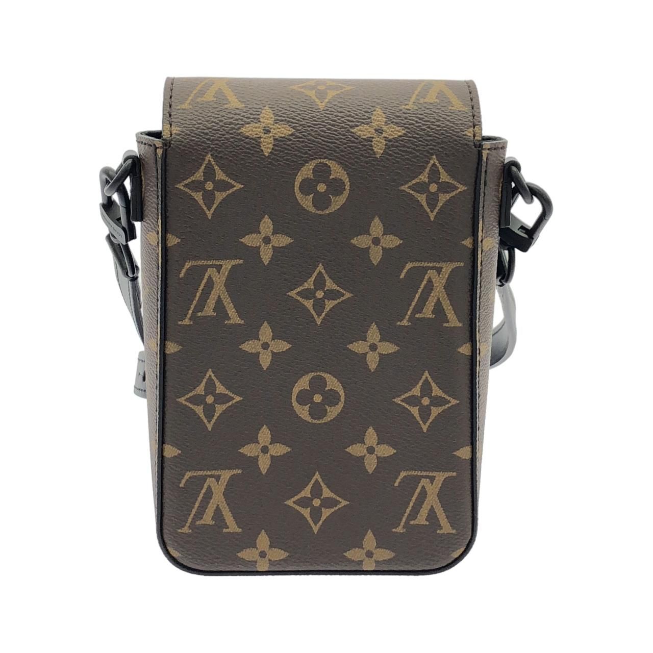Louis Vuitton Monogram Macassar S Lock Vertical Wearable Wallet Shoulder — view 2