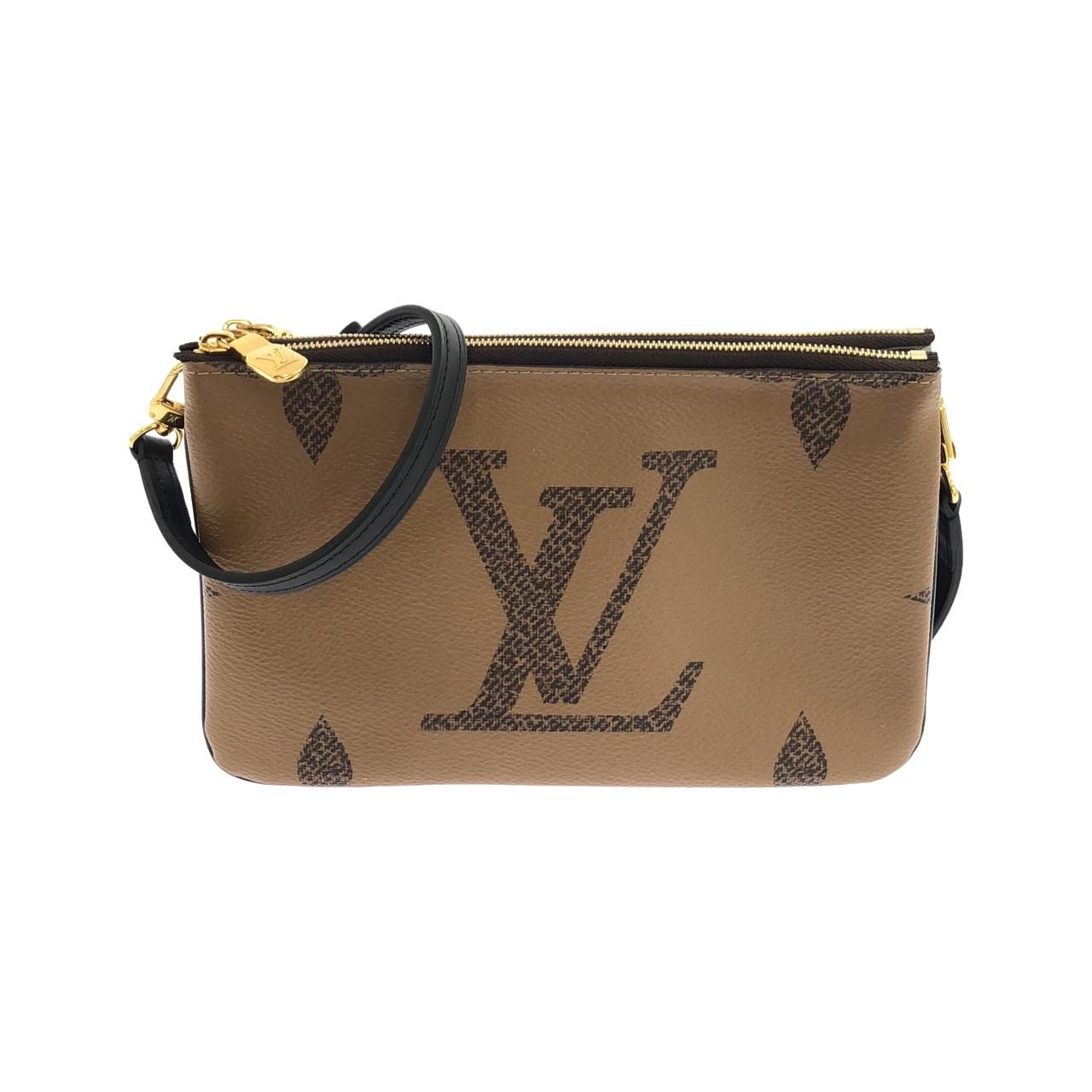 Louis Vuitton Monogram Giant Pochette Double Zip Shoulder