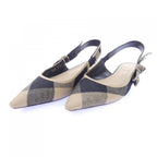 Dior Check Embroidery J'adior Sling Back Shoes — view 3