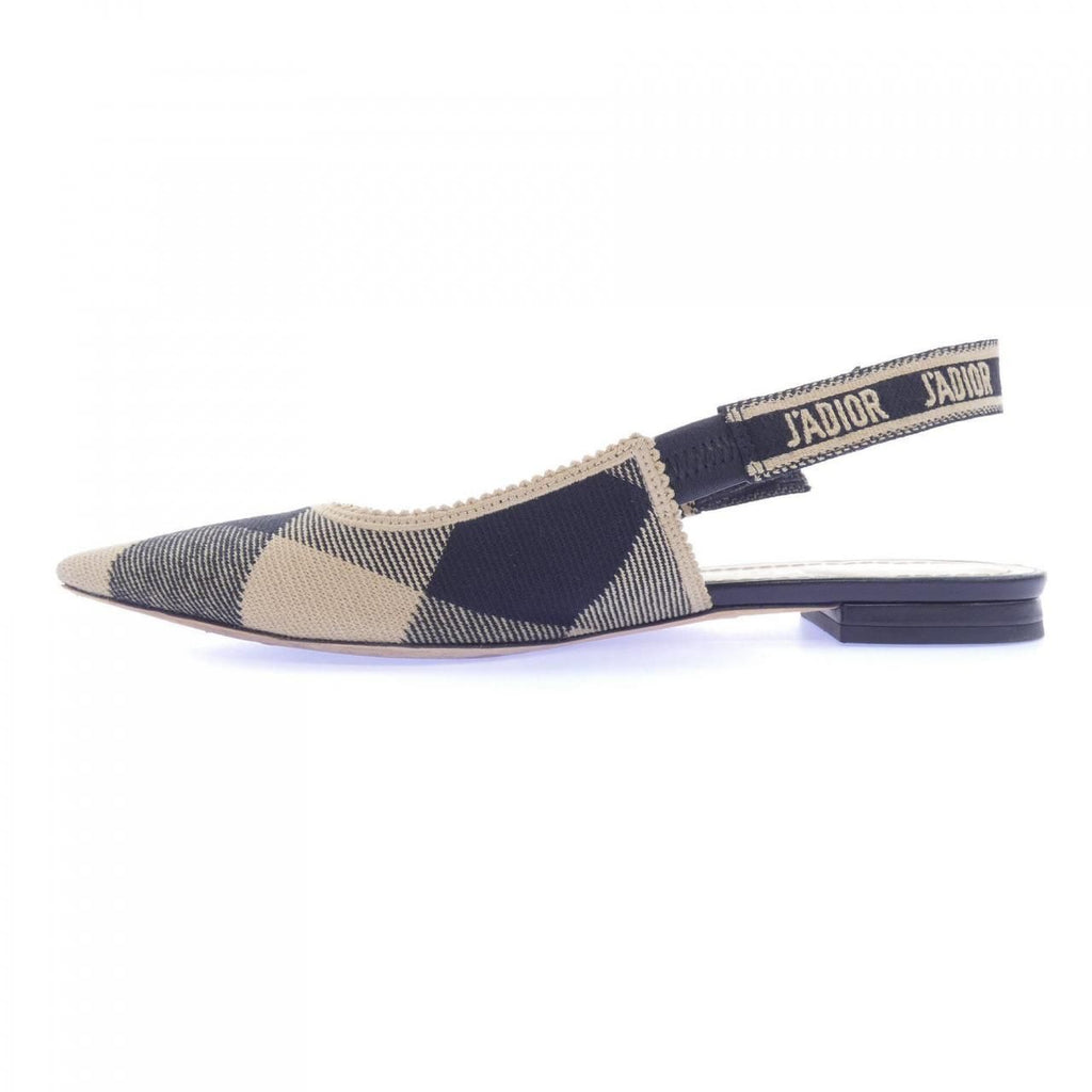 Dior Check Embroidery J'adior Sling Back Shoes — view 2