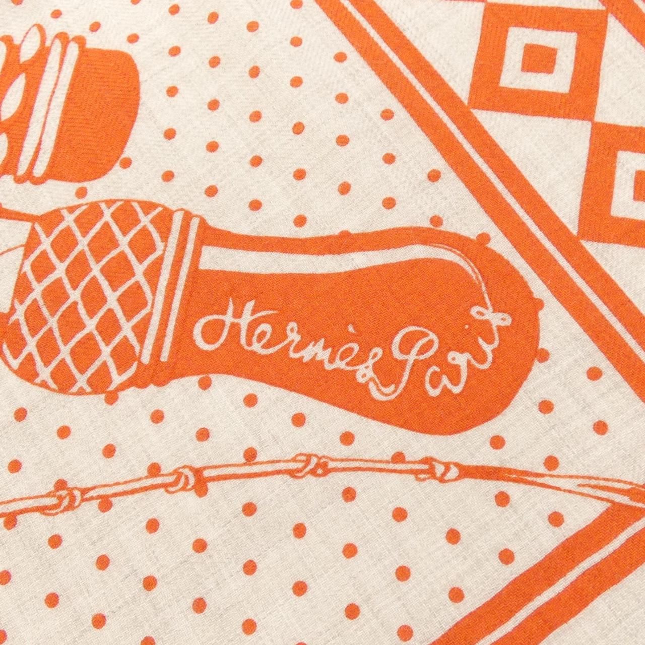 Hermes Fouets Et Badines Bandana Carre Shawl Scarf — view 4