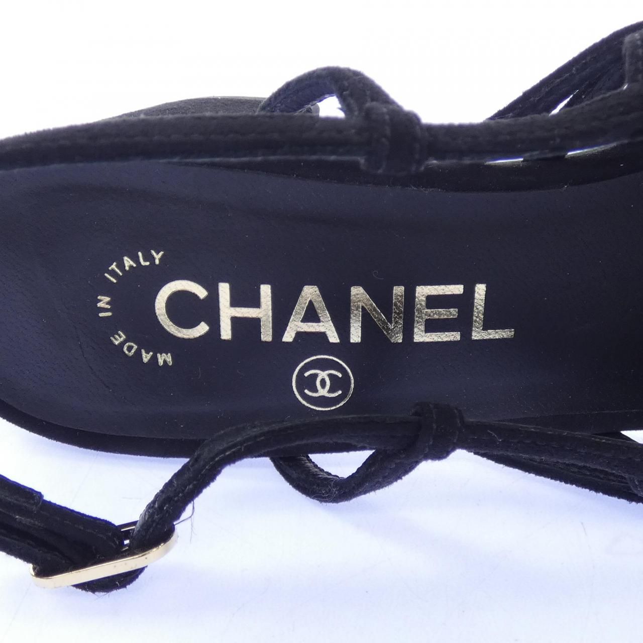 Chanel Sandals Black — view 6