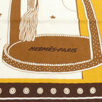 Hermes Selle de Dignitaire Bandana Carre Shawl Scarf — view 4
