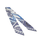 Hermes Objets de Curiosite Twilly Scarf