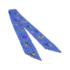 Hermes Twilly Scarf Blue