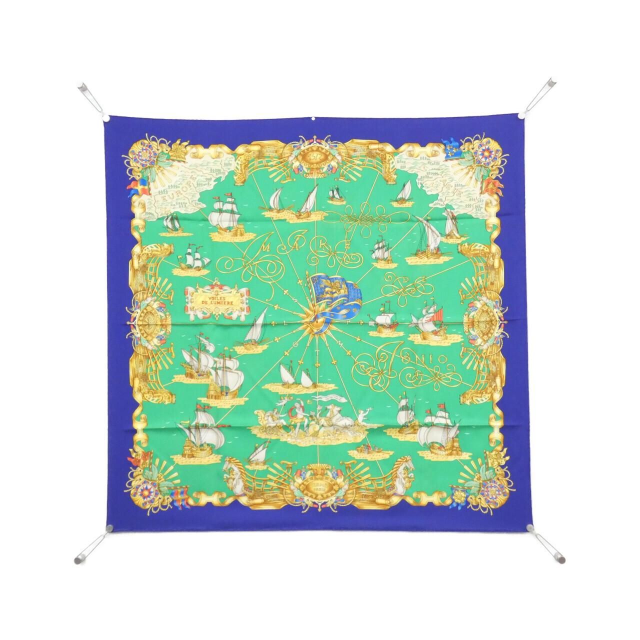Hermes Voiles de Lumiere Carre Scarf