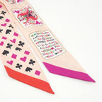 Hermes Jeu de Cartes Twilly Scarf — view 2