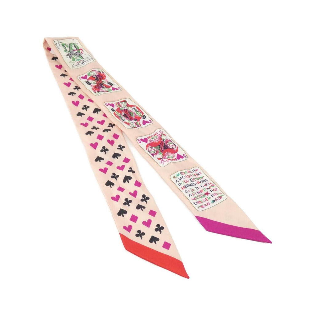 Hermes Jeu de Cartes Twilly Scarf