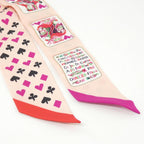Hermes Jeu de Cartes Twilly Scarf — view 2