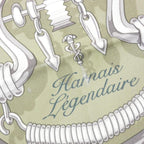 Hermes Harnais Legendaire Carre Scarf — view 3