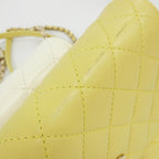 Chanel Shoulder Bag Yellow — view 4