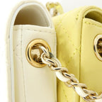 Chanel Shoulder Bag Yellow — view 6