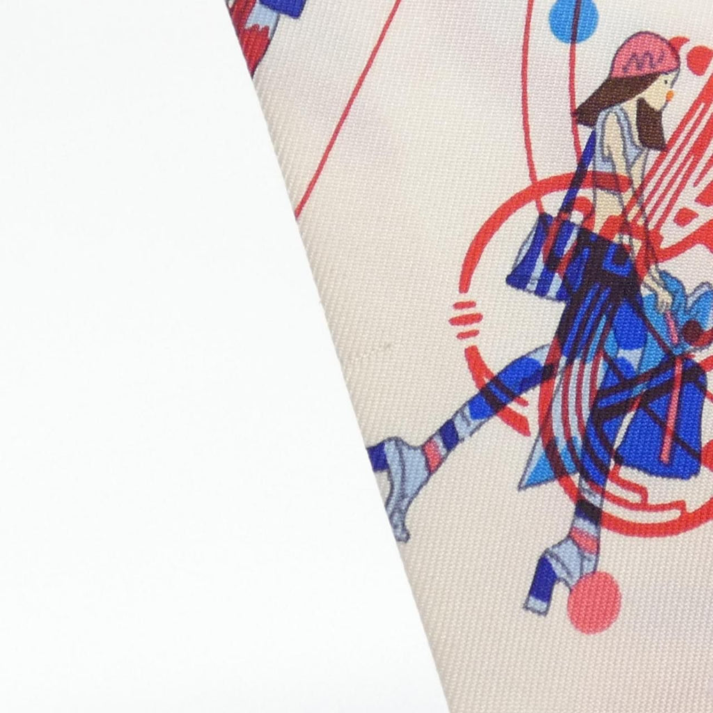 Hermes Ex Libris les Parisienne Twirly Courte Scarf — view 3
