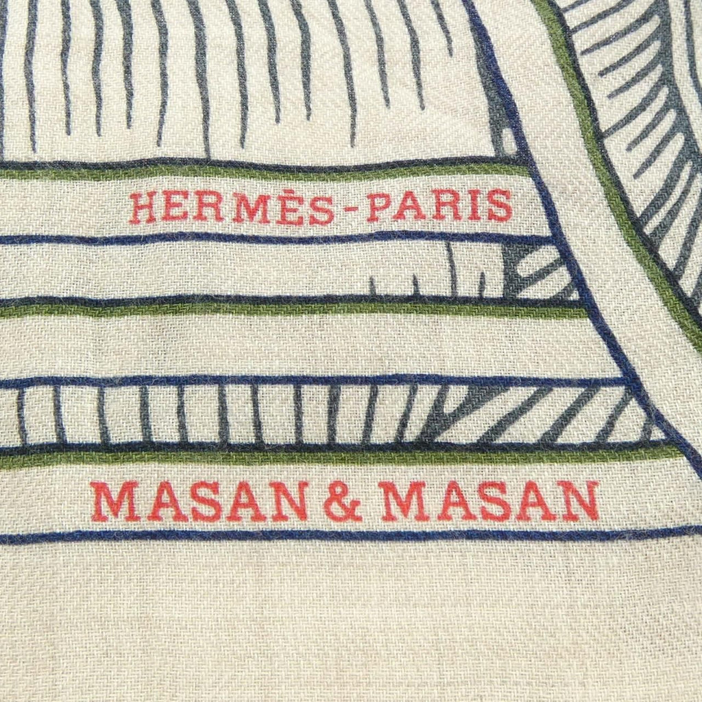 Hermes Masan&masan Toy Langle Geant Shawl Scarf — view 5