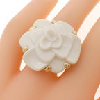 Chanel Vintage Camellia Ring — view 5