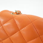 Chanel Shoulder Bag Orange — view 4