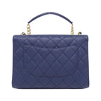 Chanel Bag Handbag Navy — view 2
