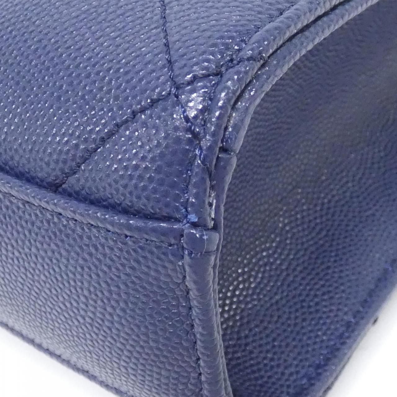 Chanel Bag Handbag Navy — view 3