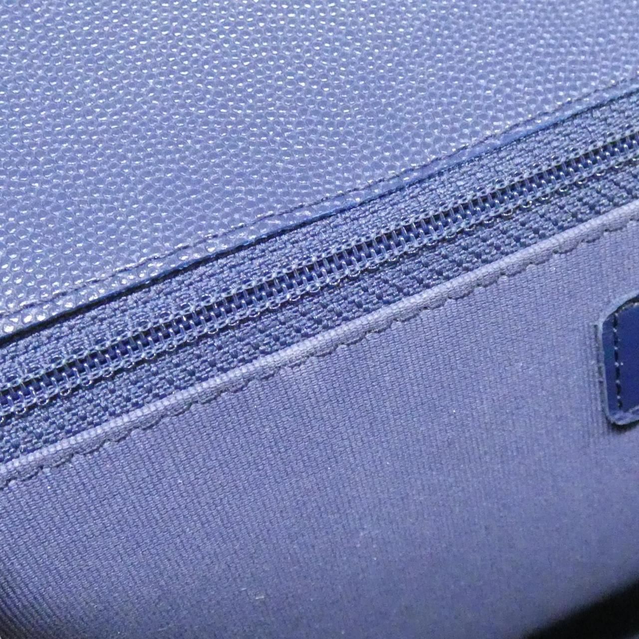 Chanel Bag Handbag Navy — view 8