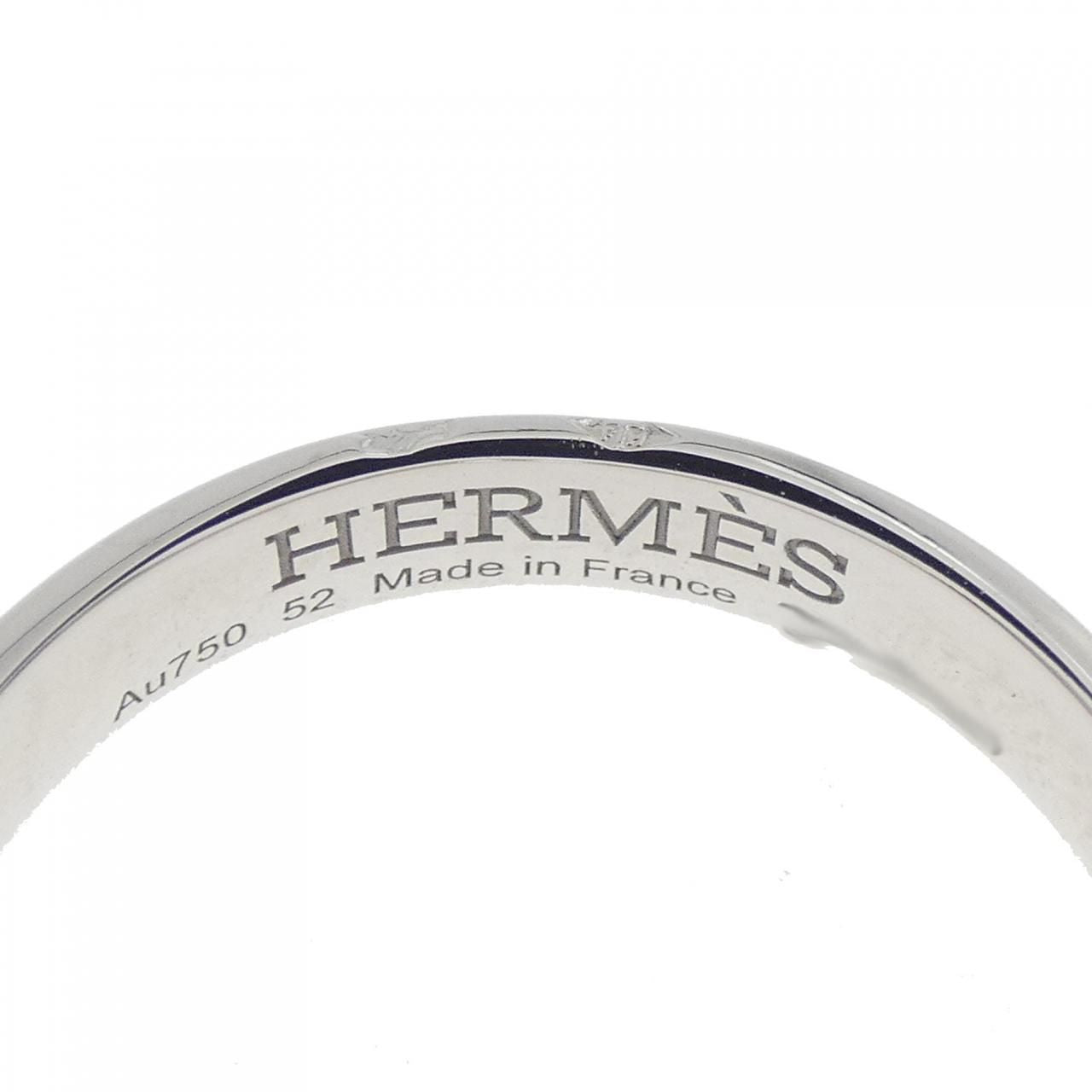 Hermes Cles Ring White Gold — view 4
