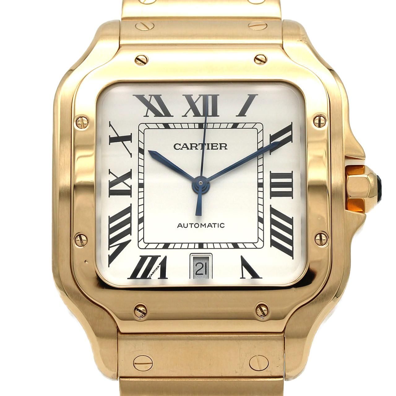 Cartier Santos de Cartier LM YG Automatic Winding Watch