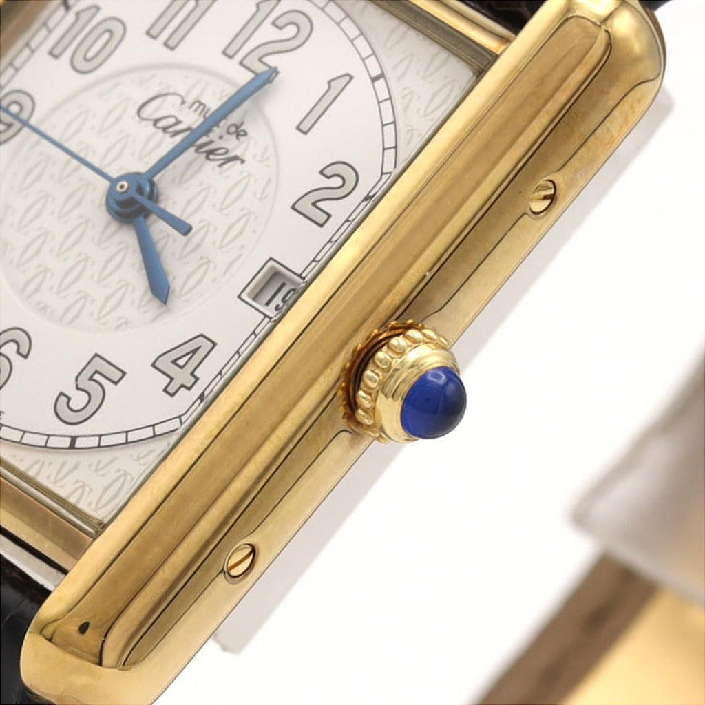 Cartier Must Tank Date LM Quartz Watch — view 4