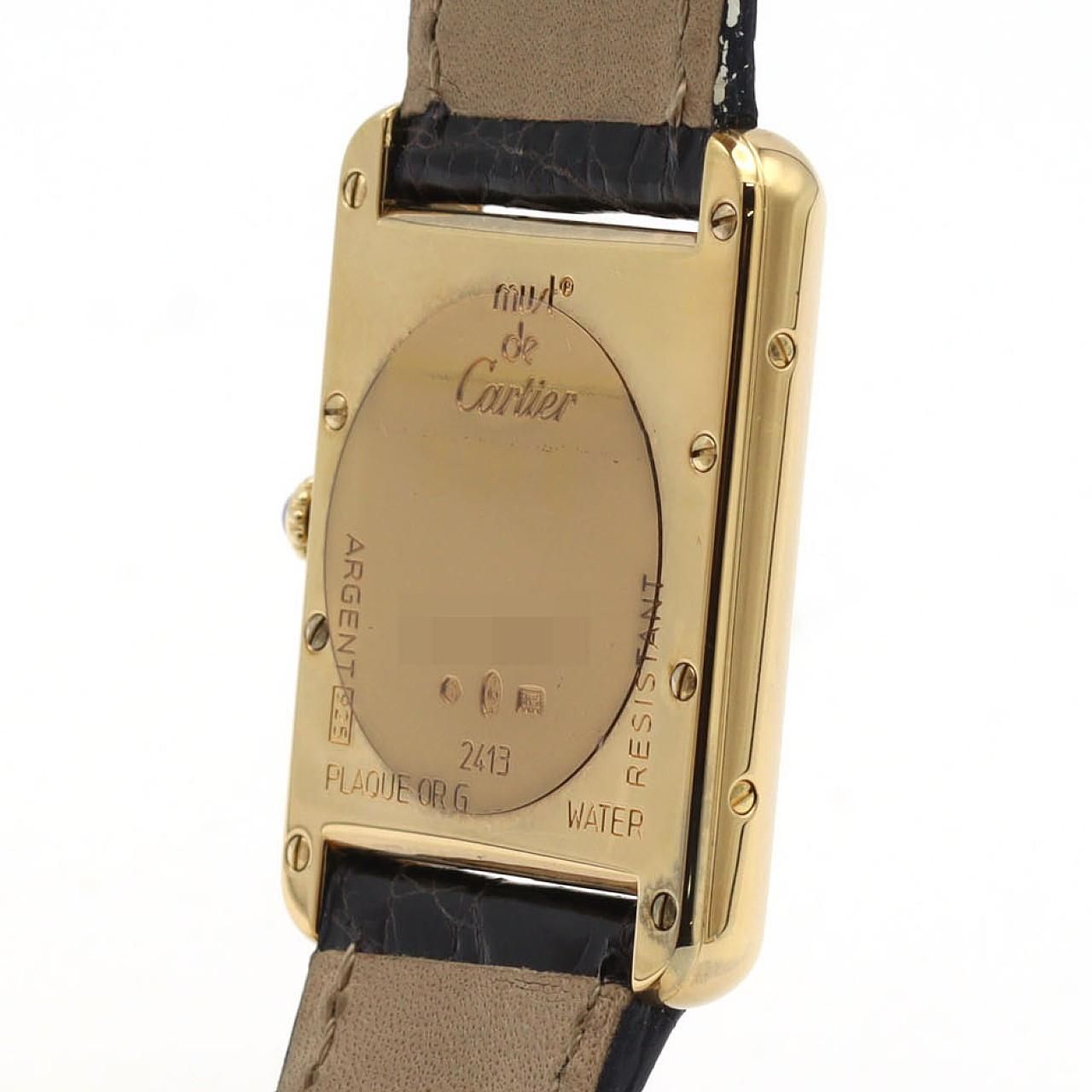 Cartier Must Tank Date LM Quartz Watch — view 7