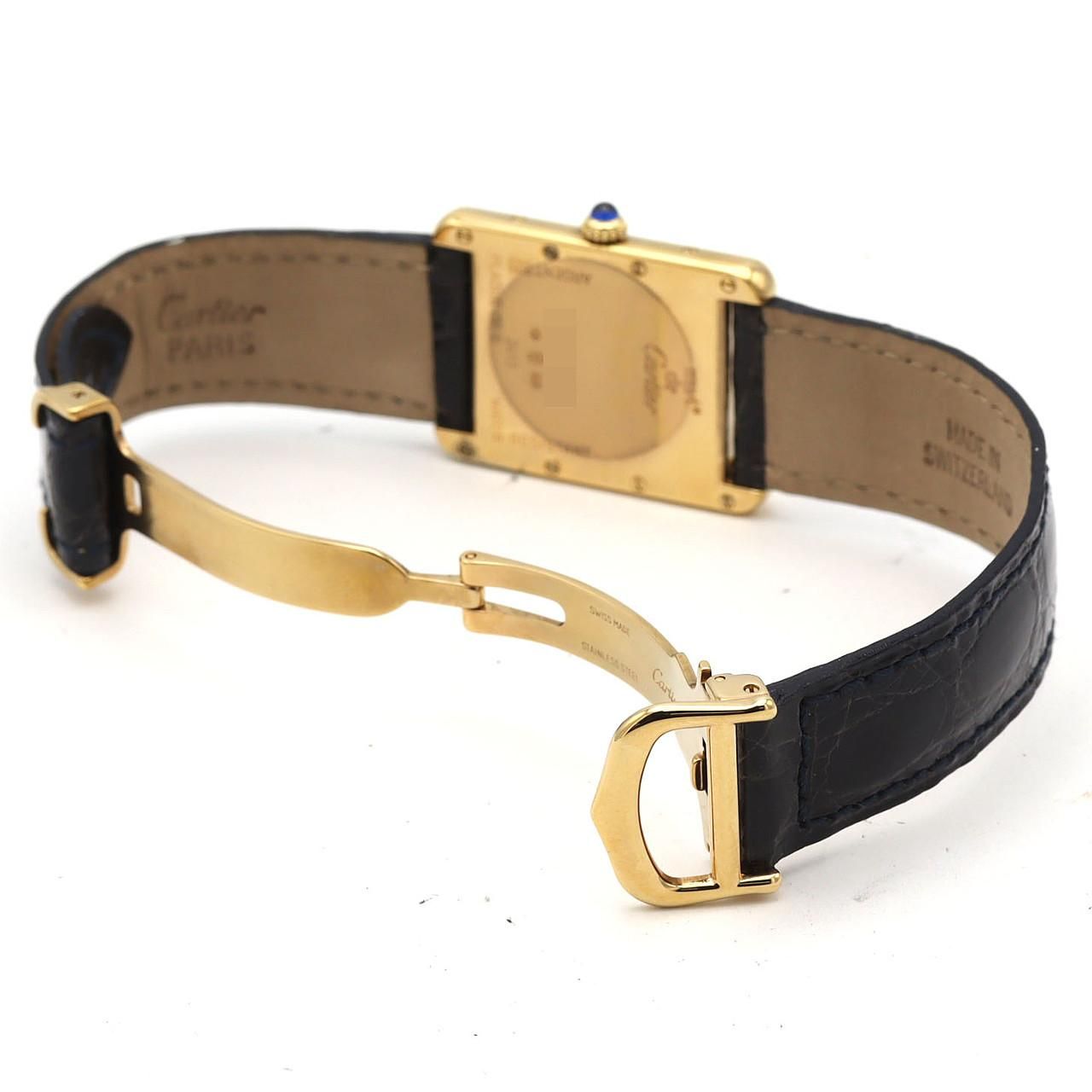 Cartier Must Tank Date LM Quartz Watch — view 8