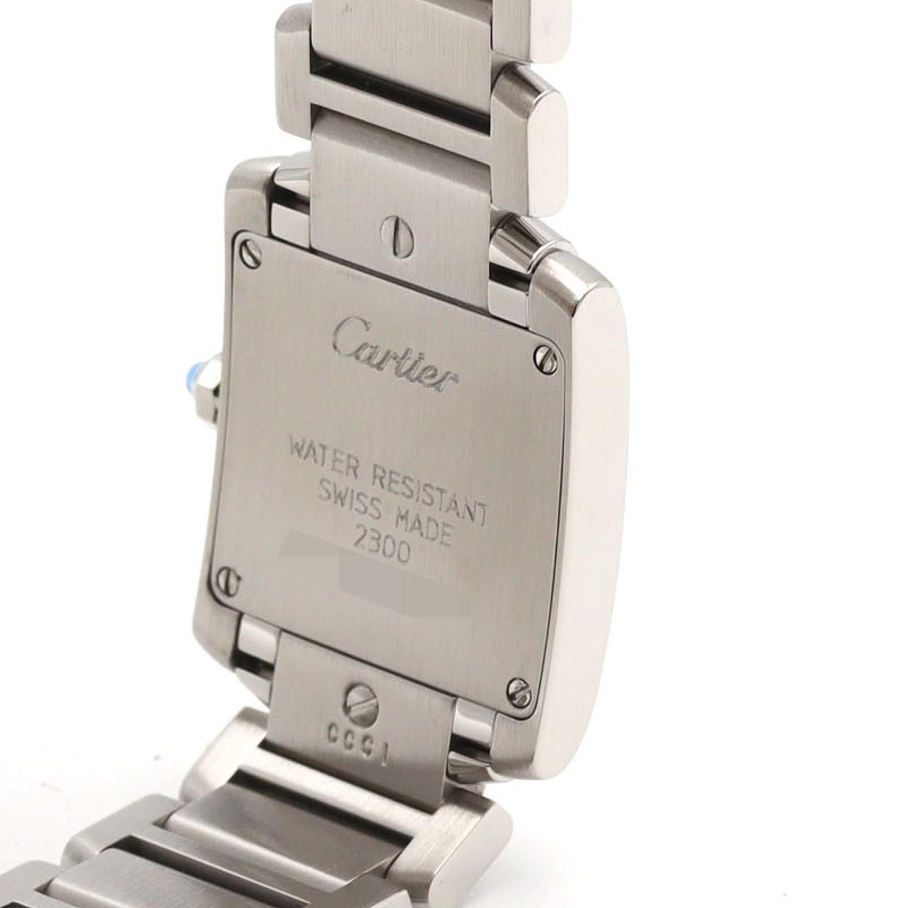 Cartier Tank Francaise SM SS Quartz Watch — view 5