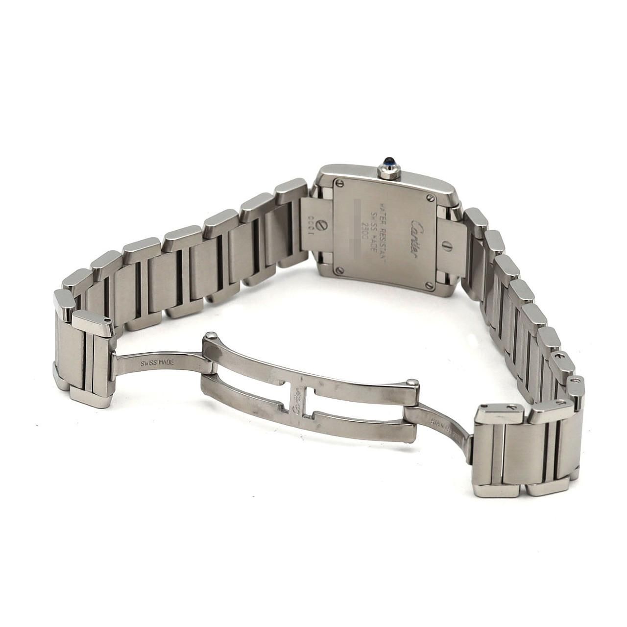 Cartier Tank Francaise SM SS Quartz Watch — view 6